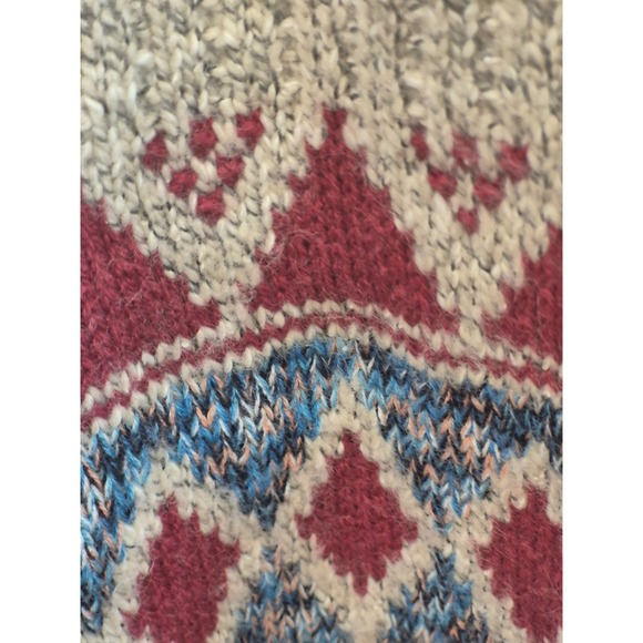 Lucky Brand Women's XS Southwestern Aztec Knit Open Front Cardigan Sweater - Picture 11 of 13